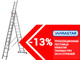 Трьохсекційна драбина VIRASTAR Triomax Pro 3x14