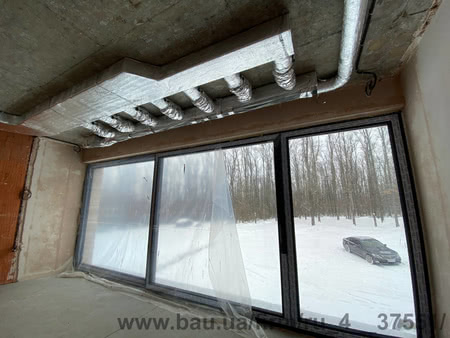 Вентиляция и кондиционирование дома в селе Стоянка