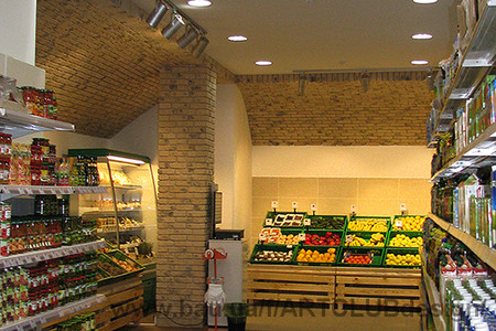 Дизайн интерьера супермаркета