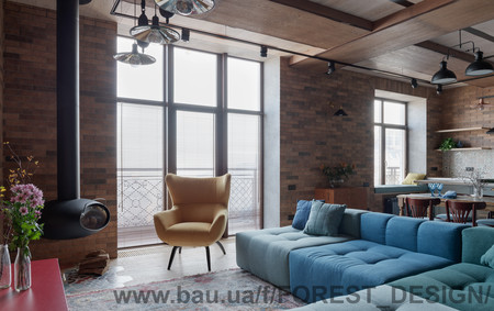 Дизайн интерьера пентхауса в Одессе