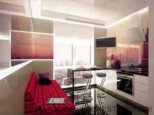 Дизайн интерьера квартиры с урбанистическим пейзажем в современном стиле, Генуэзская,  ЖК Гольфстрим, Одесса — FOREST DESIGN Дизайн интерьера квартиры с урбанистическим пейзажем в современном стиле, Генуэзская,  ЖК Гольфстрим, Одесса — FOREST DESIGN