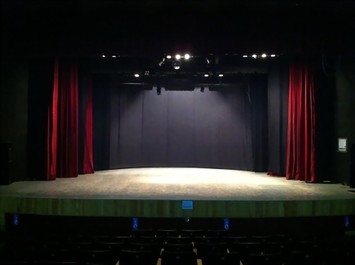 Оформлення залів для глядачів, сцен театрів.