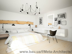 Спальня в скандинавском стиле &mdash; Мета-А