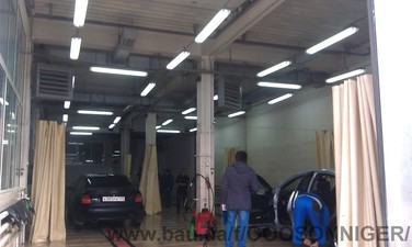 Воздушное отопление в автомойке с помощью тепловентиляторов Sonniger — SONNIGER Воздушное отопление в автомойке с помощью тепловентиляторов Sonniger — SONNIGER