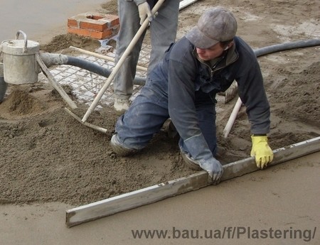 Полусухая стяжка пола