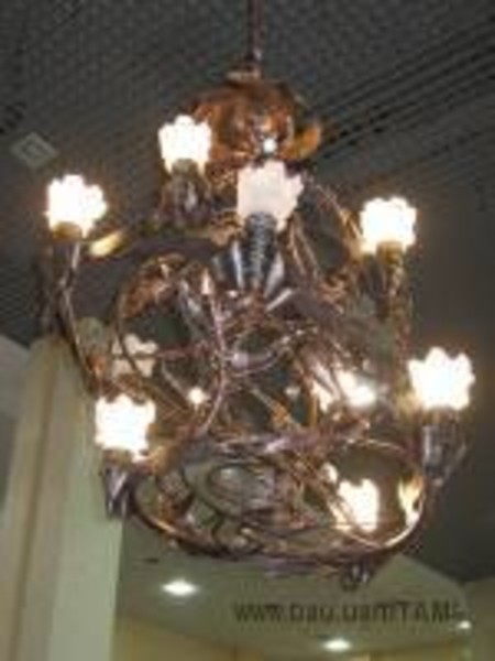Кованая люстра