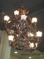 Кованая люстра &mdash; Компания ТАМ Эксклюзив Ковка