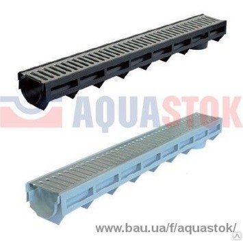 Лоток AQUA-TOP DN90 H100 со штампованной оцинкованной решеткой