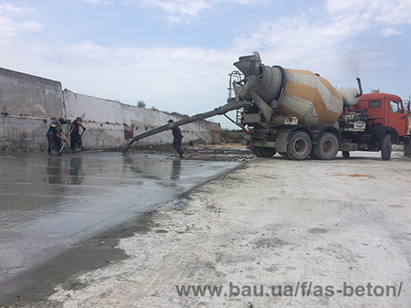 Вигрузка бетону