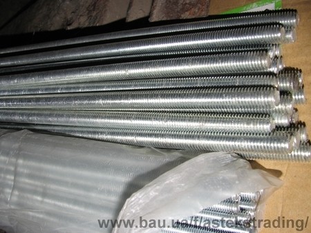 Шпилька стержень со сквозной метрической резбой оцинкованный DIN975