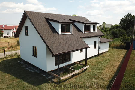 Побудований будинок із СІП панелей у Львові.