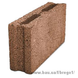 Стеновой щебнево-бетонный блок ALFA ½