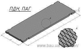 Плита дорожная ПАГ 6000-2000-(140, 160, 180, 200)мм от 630грн за 1м