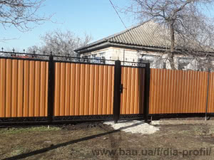 Профнастил на Паркан під Дерево і Матовий &mdash; ДИА ПРОФИЛЬ