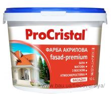 Фасадна фарба Преміум ИР-132 ProCristal 10л (A), Ірком