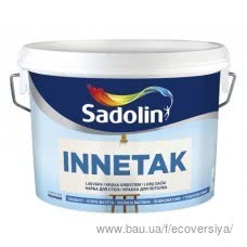Innetak - білосніжна фарба для стелі 10 л (Садолін)