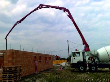 Бетон марки 150 П4 (В12,5) - подача спецтехникой бетона по Днепропетровск