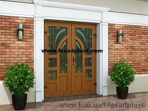 REHAU двери входные пластиковые ЗОЛОТОЙ ДУБ &mdash; ФАСАД-ПЛАСТ