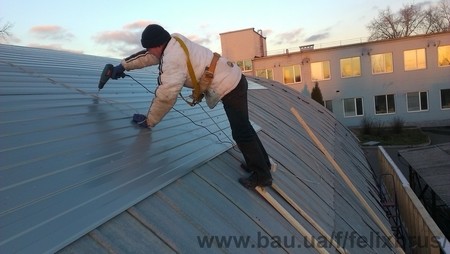 Кровля ангара