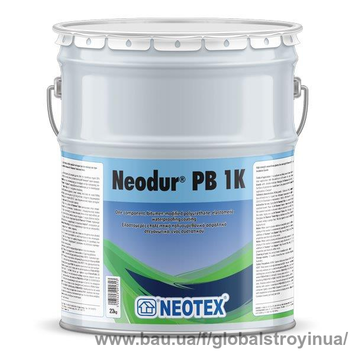Бітумно поліуретанова мастика для гидроизоляции Neotex Neodur PB 1K упаковка 23 кг