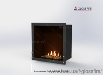 Вбудований біокамін «Очаг 600 MS-арт. 010» Gloss Fire