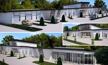 Комплекс для обслуживания автомобилей с рестораном и магазином &mdash; GORUN