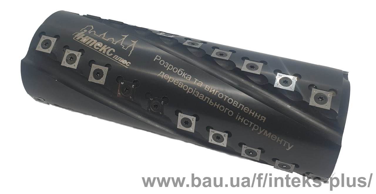 Фреза сборная цилиндрическая с винтовым расположением твердосплавных ножей