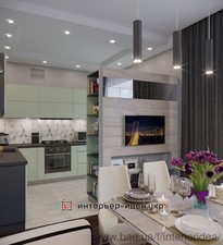 Дизайн кухні-студії — Интерьер-идея (R) Дизайн кухні-студії — Интерьер-идея (R)