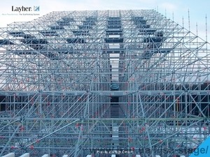 Структура гірки з Layher Allround Scaffolding — JSA EUROPE Структура гірки з Layher Allround Scaffolding — JSA EUROPE