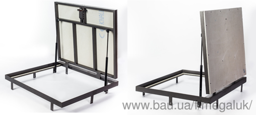 Люк в підвал на амортизаторах &mdash; Megaluk