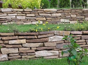 підпірна стіна з натурального каменю &mdash; Мирокос