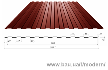 Профнастил стеновой &mdash; Василенко Т.І.