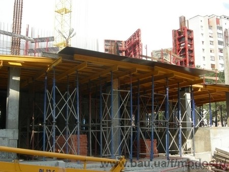 Опалубка перекрытий на основе опорных башен МОДОСТР