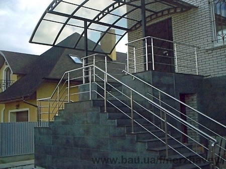 Перила ограждения из нержавейки