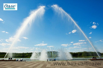 Фонтан с водным экраном &mdash; OASE Украина