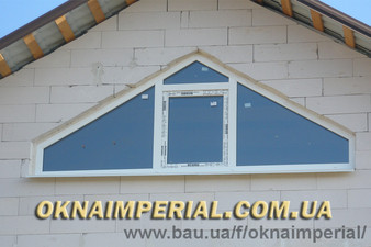 Нестандартное окно в профиле Rehau 60 &mdash; Окна Империал