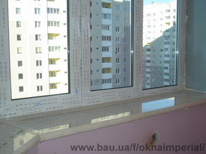 Балкон с выносом на Троещине &mdash; Окна Империал