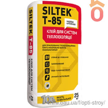 Клей для теплоізоляції Siltec T-85