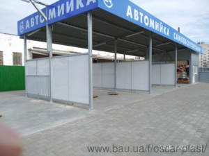 Монолітний полікарбонат для автомийки &mdash; Оскар Груп