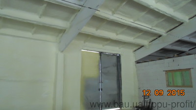 ТЕПЛОГІДРОІЗОЛЯЦІЯ МОНОЛІТНА ПІНОПОЛІУРЕТАНОВА, ЩО НАПИЛЮЄТЬСЯ &mdash; ППУ ПРОФИТ