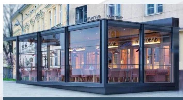 автоматичні розсувні системи для ресторанів, готелів, котедж