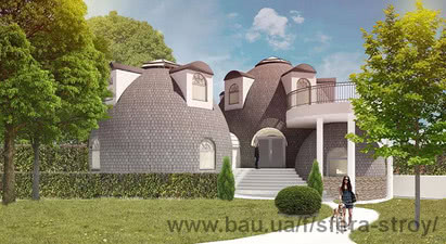 Купольный дом - 214 м2 &mdash; Сфера Строй