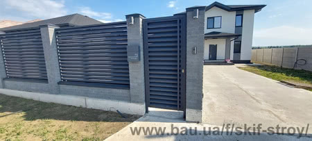 Паркан металевий Жалюзі