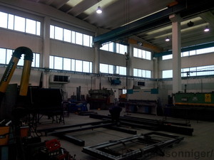 Воздушное отопление промышленного цеха с помощью подвесных воздухонагревателей Apen Group — SONNIGER Воздушное отопление промышленного цеха с помощью подвесных воздухонагревателей Apen Group — SONNIGER