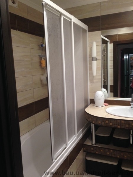 Раздвижная шторка на ванную_AR-3