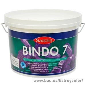 Sadolin Bindo 7 (Садолин Біндо 7) водоемульсійна фарба 10