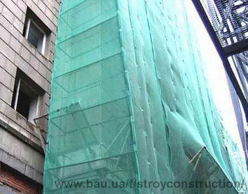 Сетка защитная для лесов строительных
