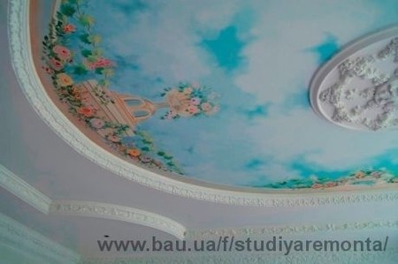 Художественная роспись потолка и стен