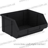 Пластиковий ящик, чорний, 90х100х50 мм