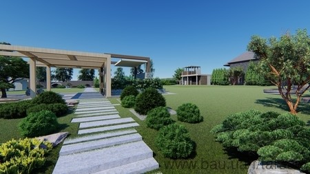 Ландшафтный дизайн и последующее благоустройство местности